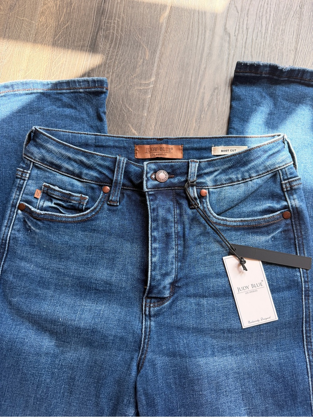 Judy Blue Medium Blue Bootcut Stretch Jeans